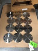 (12) 9" S/S Flange End Covers (Believed New)