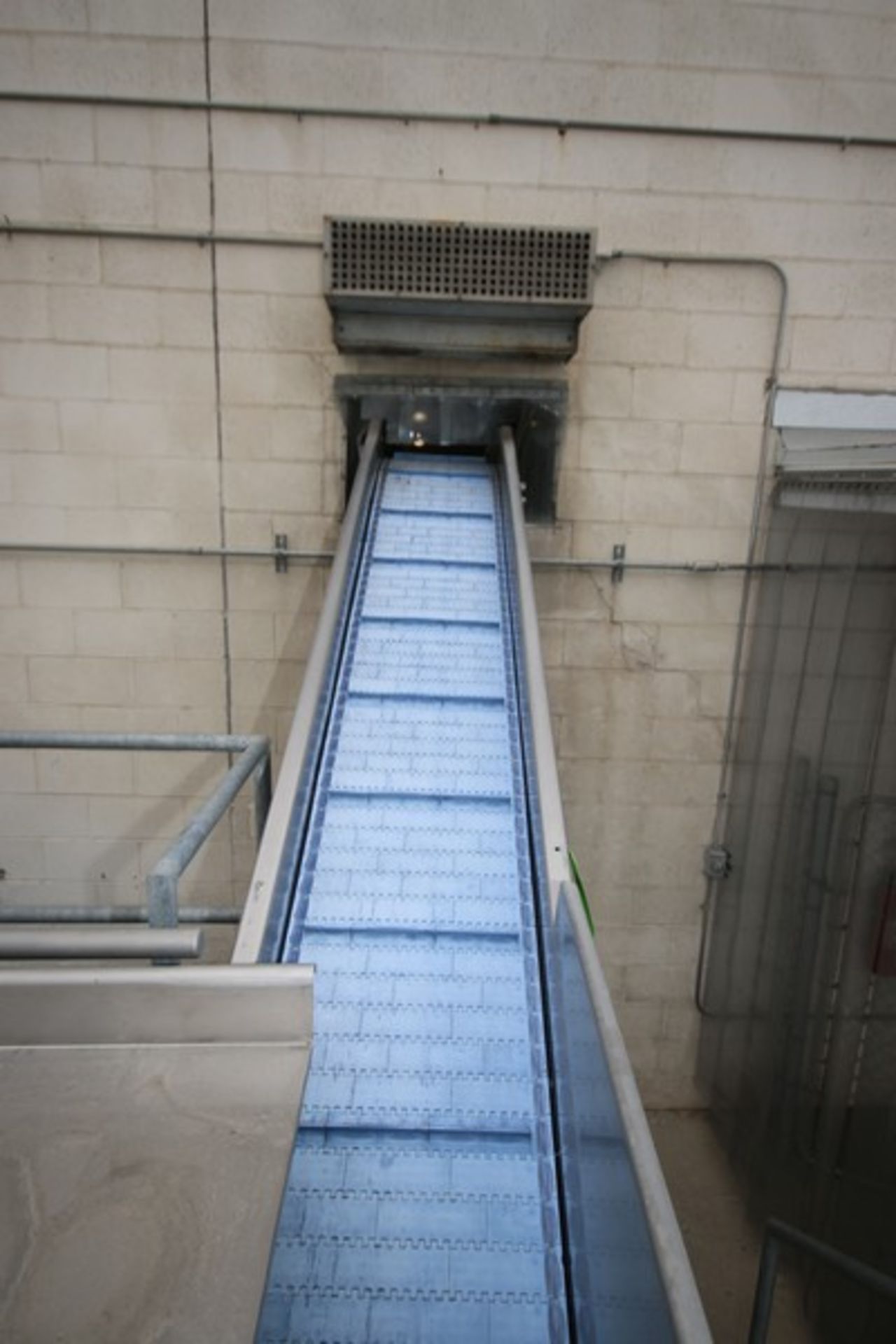 S/S Incline Conveyor with Flights, Aprox. 14' L x 18" W Belt, with 11-1/2" Flight spacing and S/S - Image 3 of 3