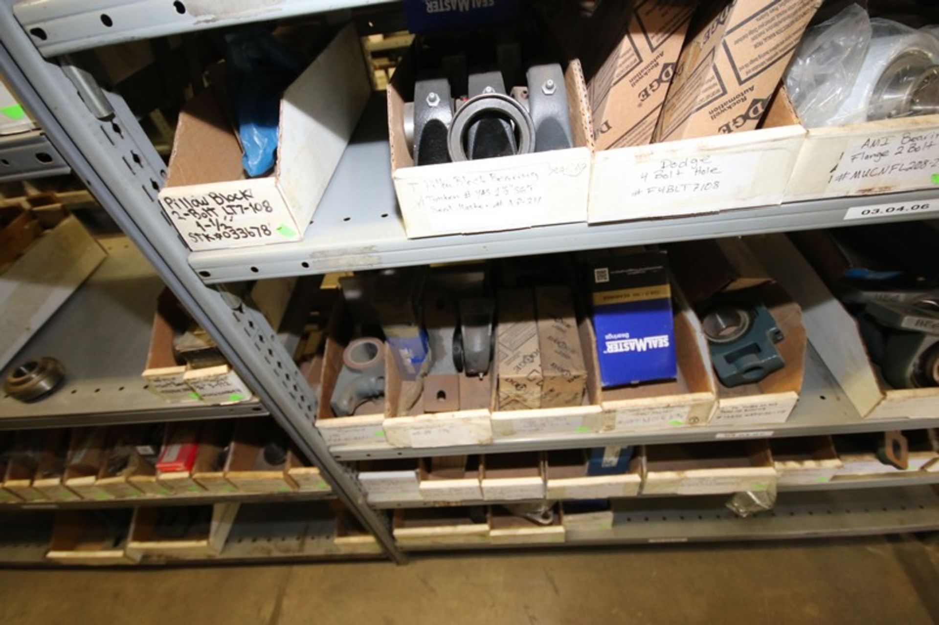 5-Part Shelves with Contents, Includes Hydraulic Motors, NEW Bearings by Fafnir, Timken, SKF, - Image 5 of 10