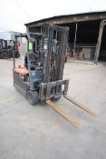 Toyota 2,600 lb. Sit-Down Electric Forklift, M/N 5FBE15, S/N 22286, with 36 Volt Battery, with 3-