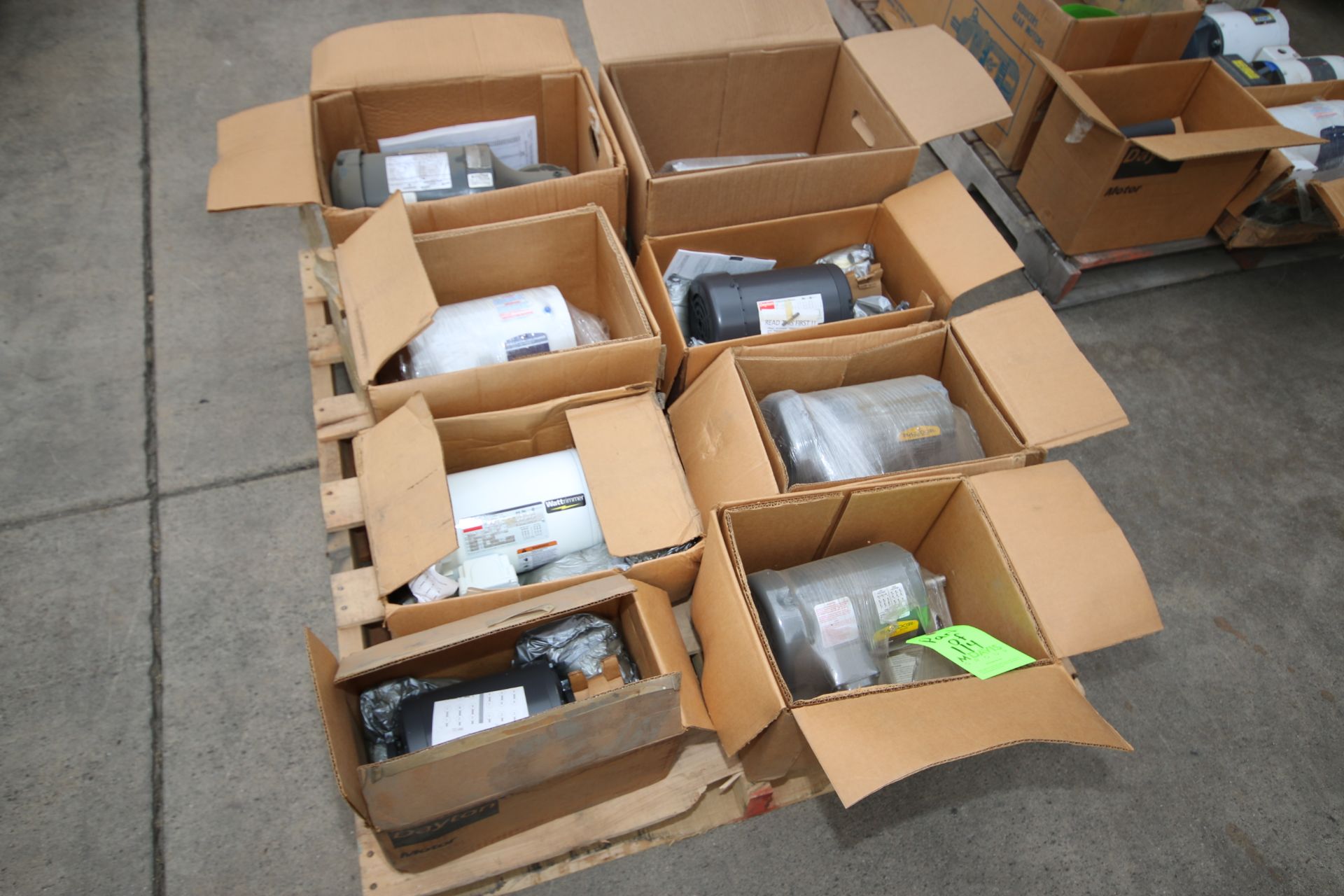 2-Pallets of NEW Motors and Drives, Includes Aprox. (15) NEW In Box Drives/Motors , hp Range from - Image 3 of 3