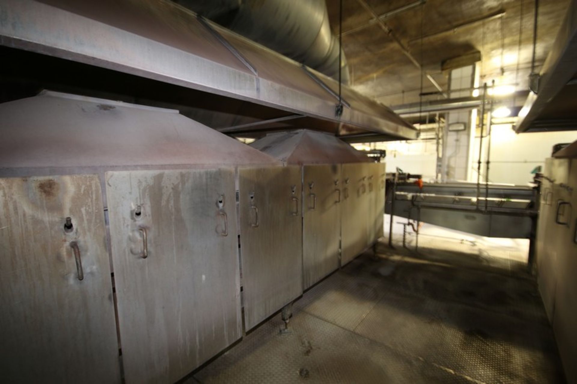 Natural Gas Fire Roaster #1, with Aprox. 33" W Belt, Includes S/S Exhaust Hood, Overall Dims.: - Image 4 of 4