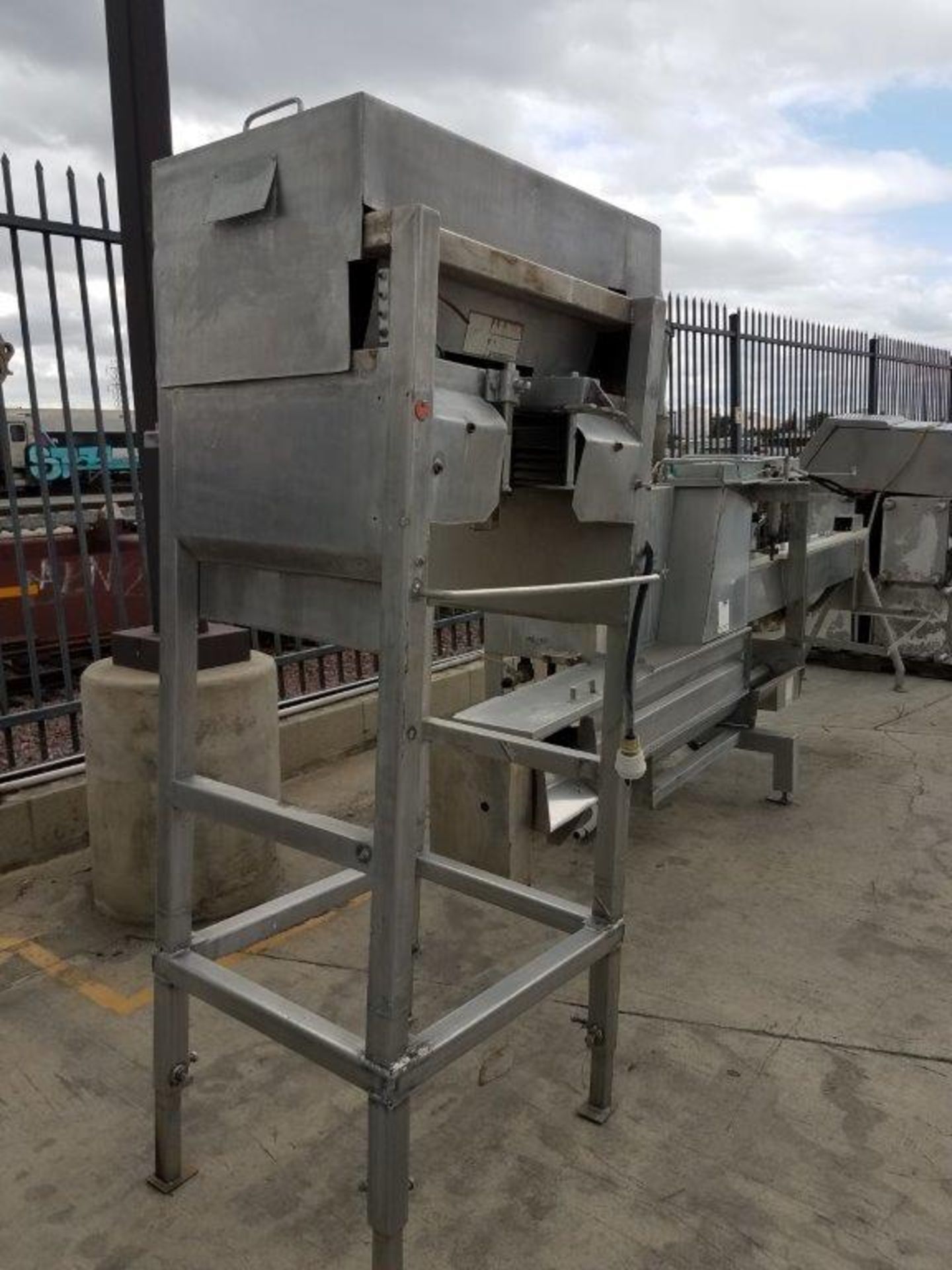 Wilcon S/S Onion Slicer, Mounted on S/S Frame