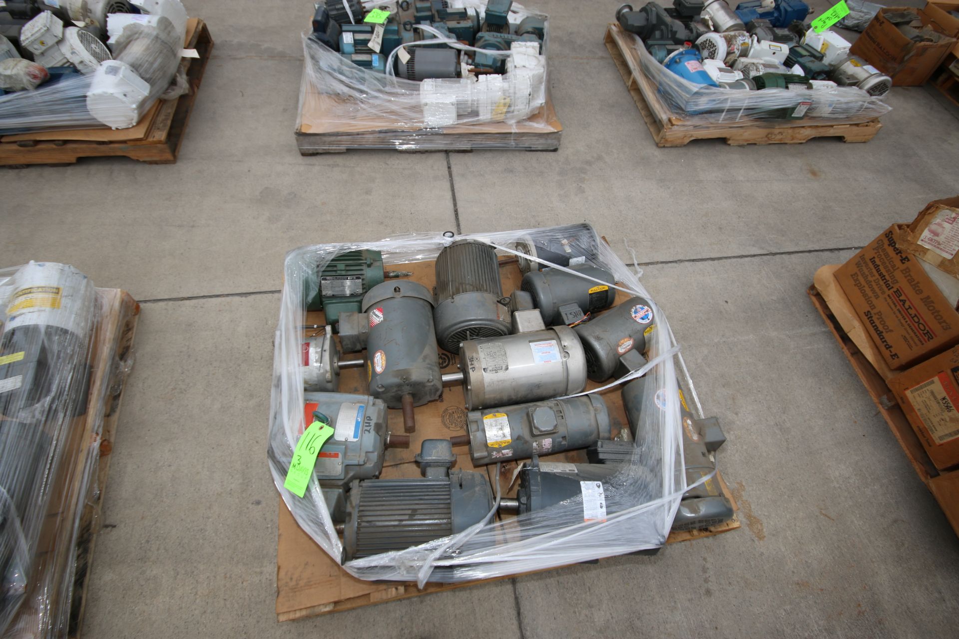 3-Pallets of USED Motors and Drives, Aprox. (34) Drives/Motors, Includes (2) S/S Clad Motors 3/5 hp, - Image 3 of 3