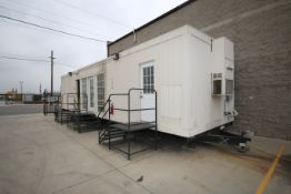 Worksite and Office Trailer, (4) Total Rooms Include, (2) Office Areas, Kitchen Area, and Bathroom