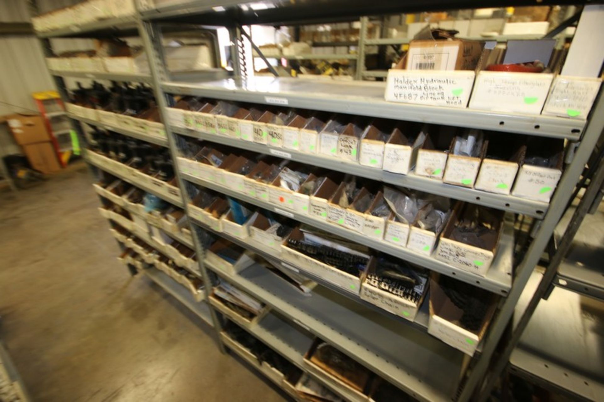 5-Part Shelves with Contents, Includes Hydraulic Motors, NEW Bearings by Fafnir, Timken, SKF, - Image 8 of 10