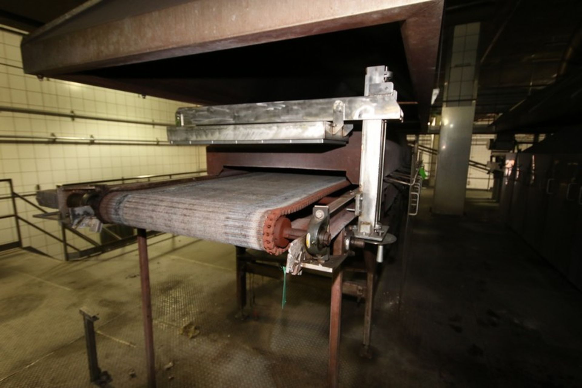 Natural Gas Fire Roaster #6, with Aprox. 33" W Belt, Includes S/S Exhaust Hood, Overall Dims.: - Image 3 of 3