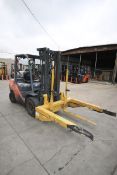 Toyota 5,650 lb. Sit-Down Propane Forklift, M/N 8FGU30, S/N 12793, with 3-Stage Mast, with