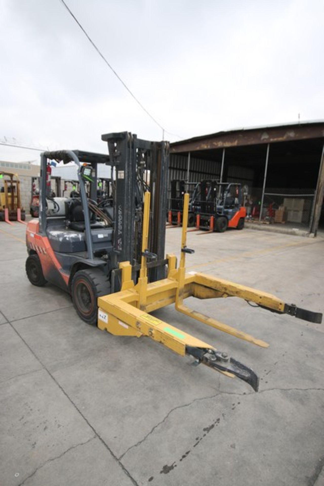 Toyota 5,650 lb. Sit-Down Propane Forklift, M/N 8FGU30, S/N 12793, with 3-Stage Mast, with