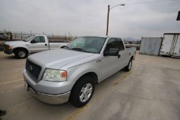 2004 Ford Silver F-150 Pick Up Truck, with Crew Cab, VIN #: 1FTRX12W74NB46219, with 6-1/2' Bed