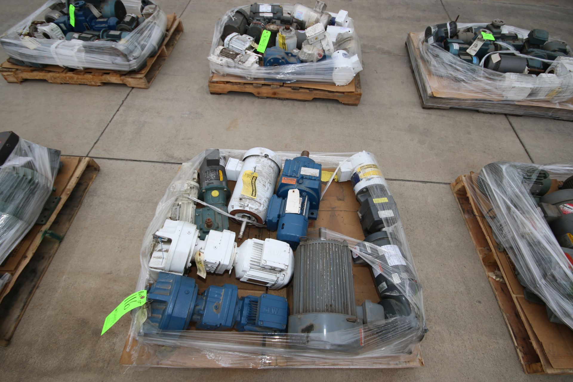 3-Pallets of USED Motors and Drives, Aprox. (34) Drives/Motors, Includes (2) S/S Clad Motors 3/5 hp, - Image 2 of 3