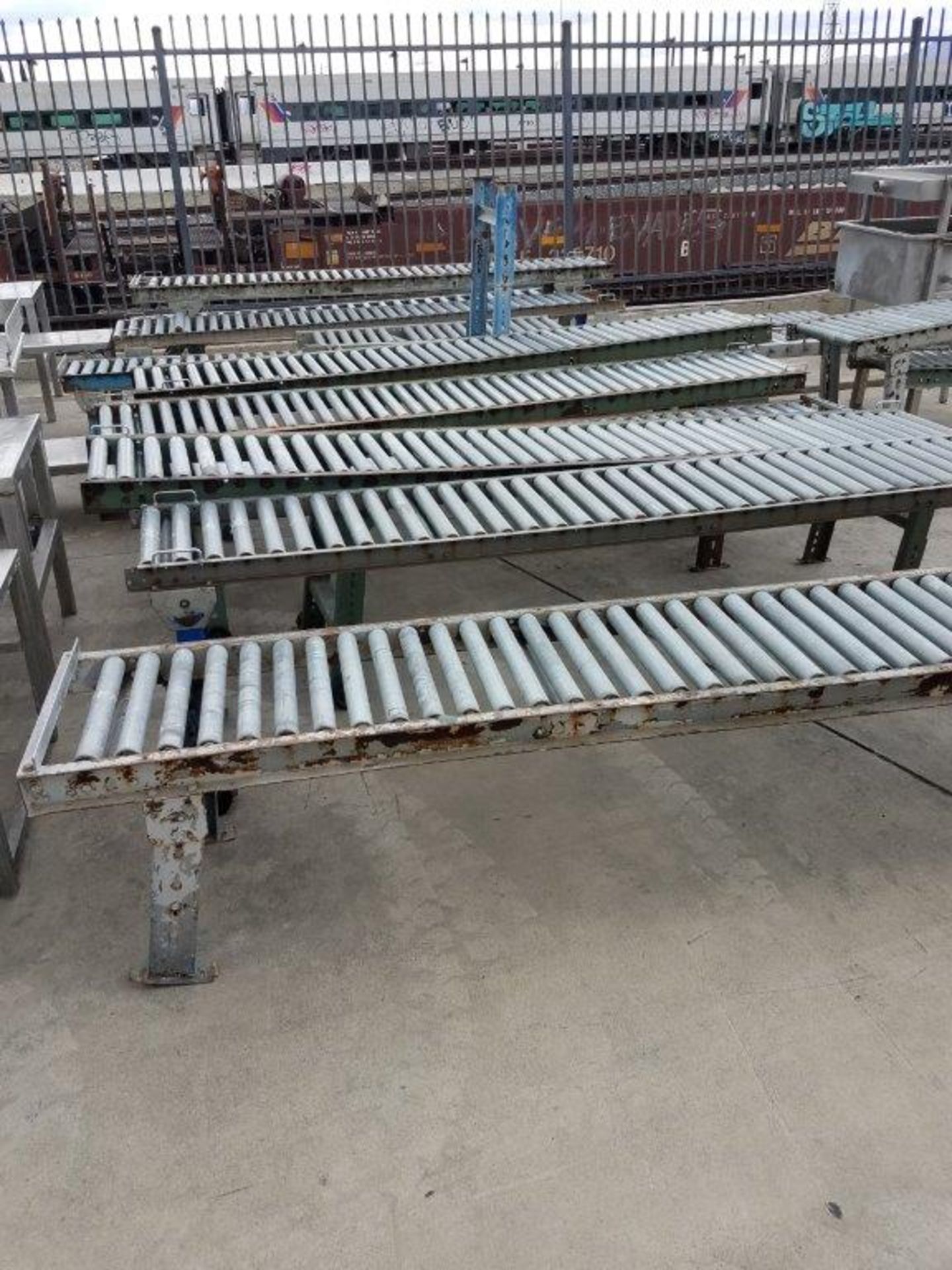 Lot of Assorted Gravity Roller Conveyor, with Steel Frames, Assorted Sizes - Image 2 of 2