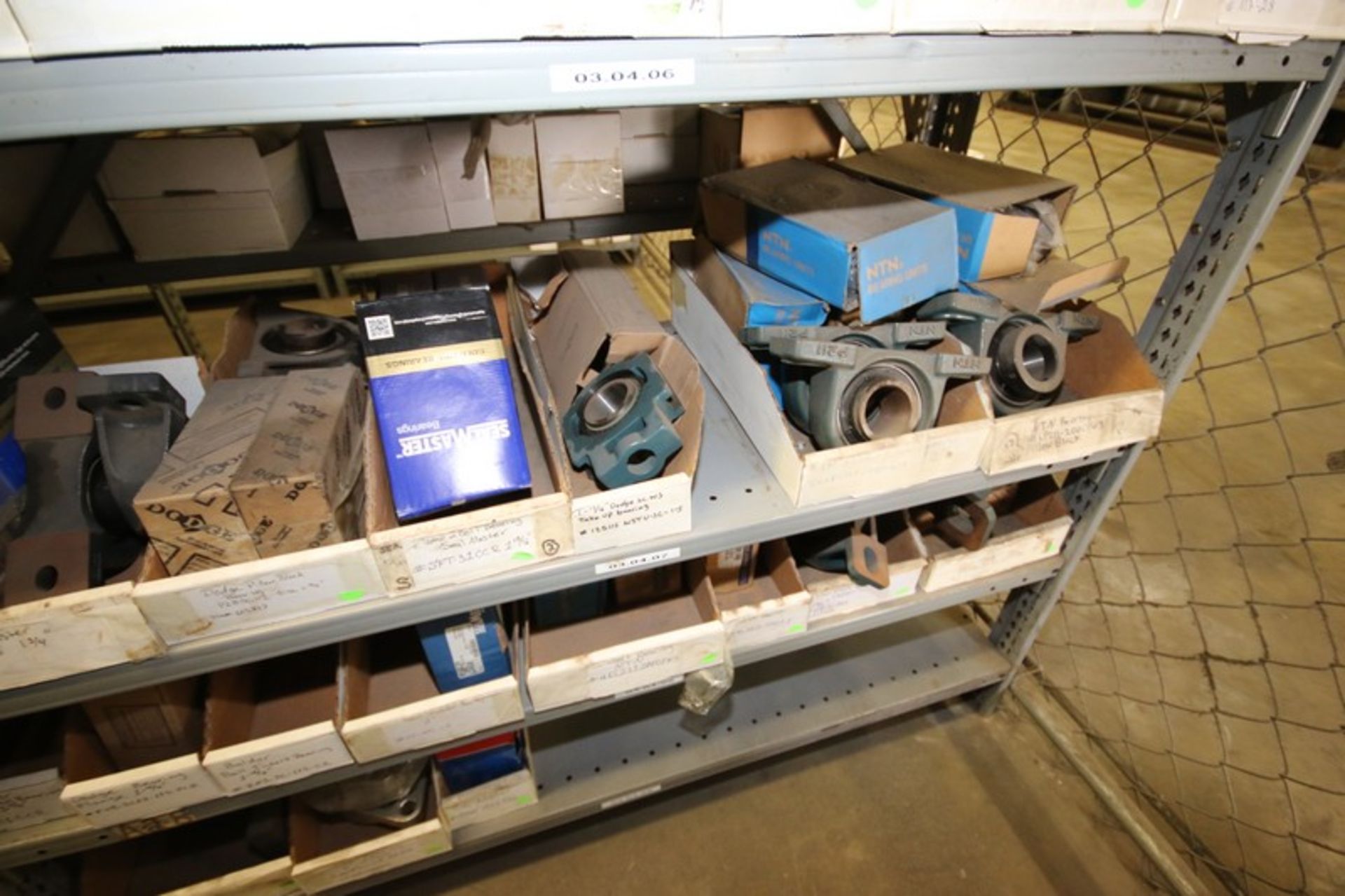 5-Part Shelves with Contents, Includes Hydraulic Motors, NEW Bearings by Fafnir, Timken, SKF, - Image 4 of 10