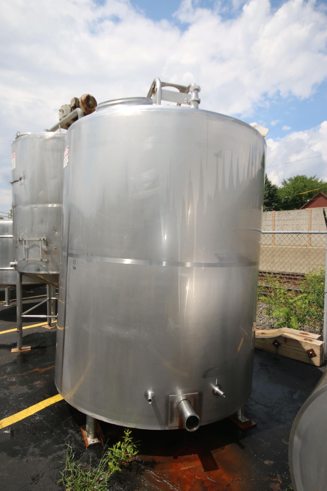 DCI 1,500 Gallon S/S Processor, S/N C99-F-5450, Top-Mount Side and Bottom Sweep Agitation, Side Wall - Image 24 of 33