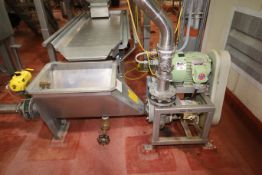 Key Hydro - Flo Food Pumping System, with 24" W x 19" L x 19" D Tank, 4" Line Connectors, Cornell