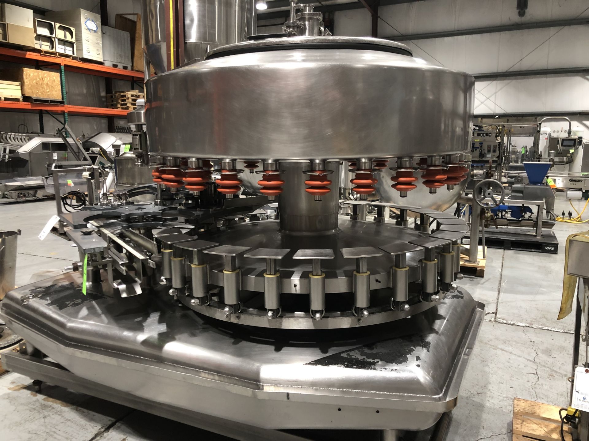 Federal 26 Valve S/S Rotary Gravity  Filler, SN 1222G266LA518, with 6 Head Rotary Screw Capper, - Image 2 of 13