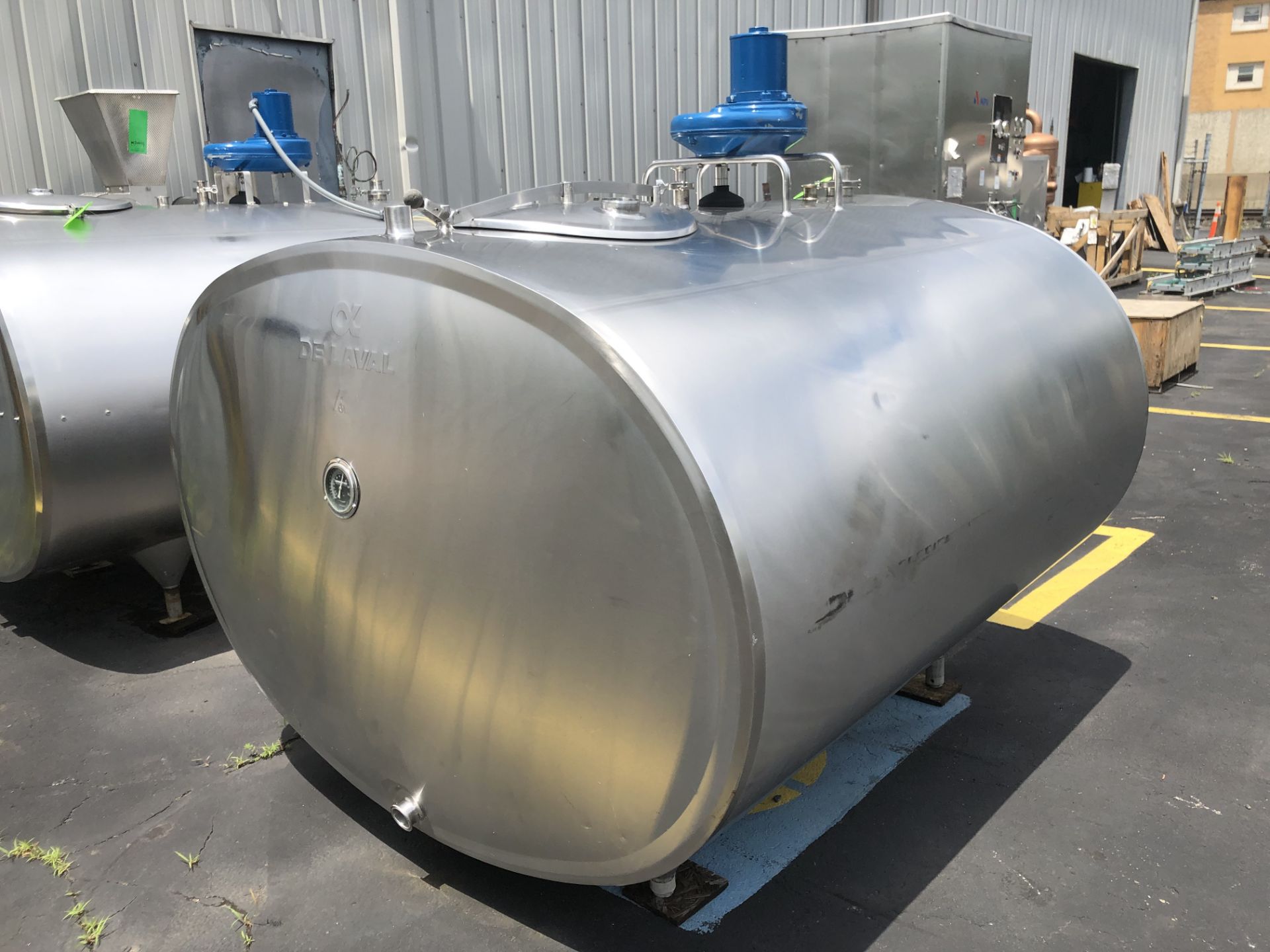 Alfa Laval 600 Gallon Jacketed S/S Bulk Cooler Farm Tank, S/N 71684, Model ET 600, Equipped with - Image 2 of 10