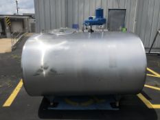 Alfa Laval 600 Gallon Jacketed S/S Bulk Cooler Farm Tank, S/N 71684, Model ET 600, Equipped with