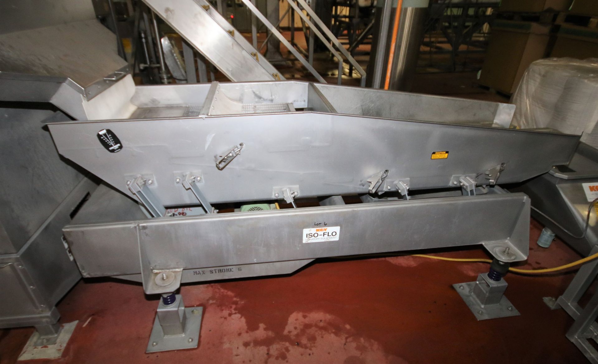 Key ISO - FLO 101" L x 24" W x 12" D - 2 - Level S/S Shaker Deck, with Screens, Mounted on 26" H S/S - Image 2 of 5