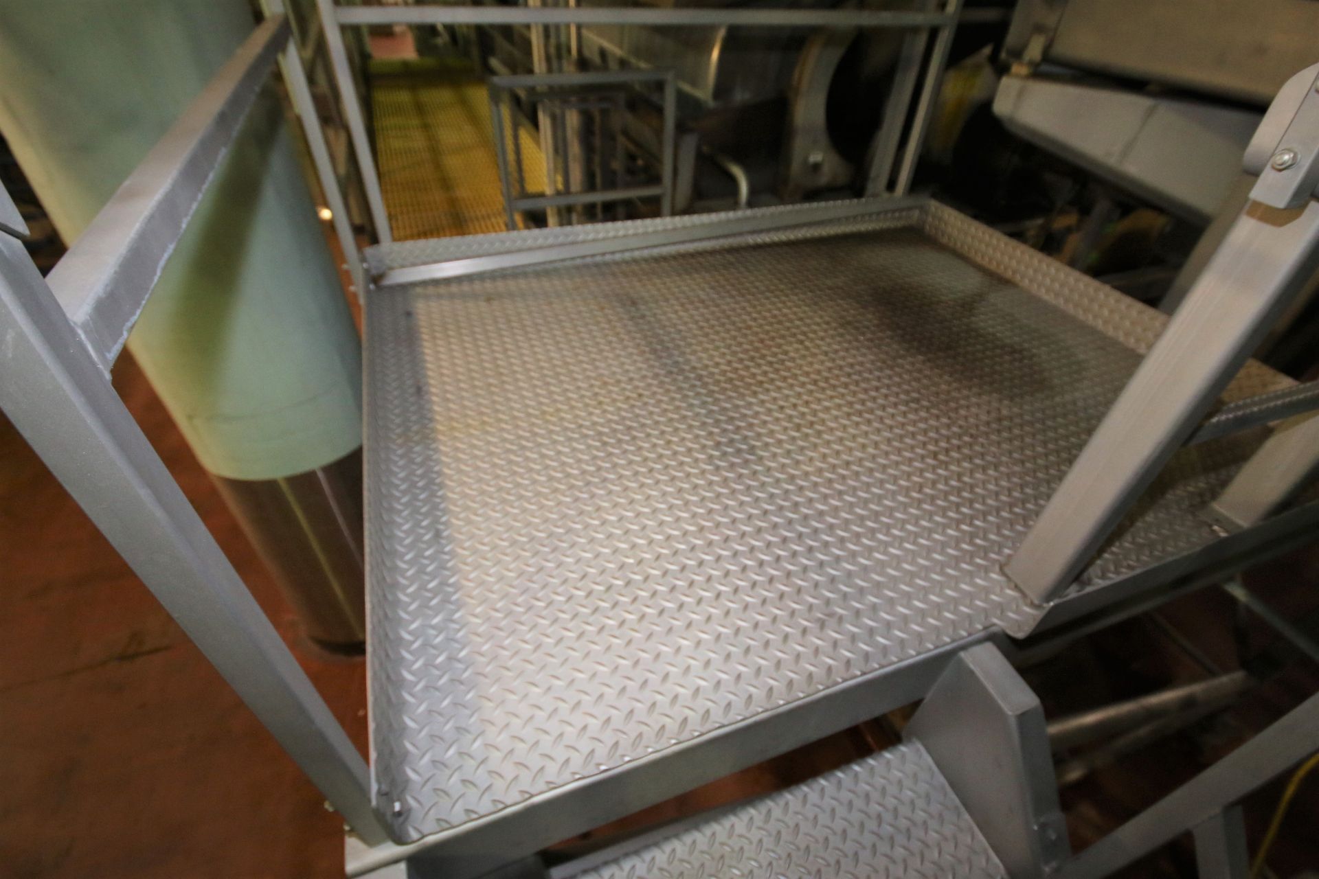 12 ft L x 52" W x 9 ft H S/S Operators Platform (Shaker Observation Deck), with Diamond Plate Floor, - Image 4 of 5