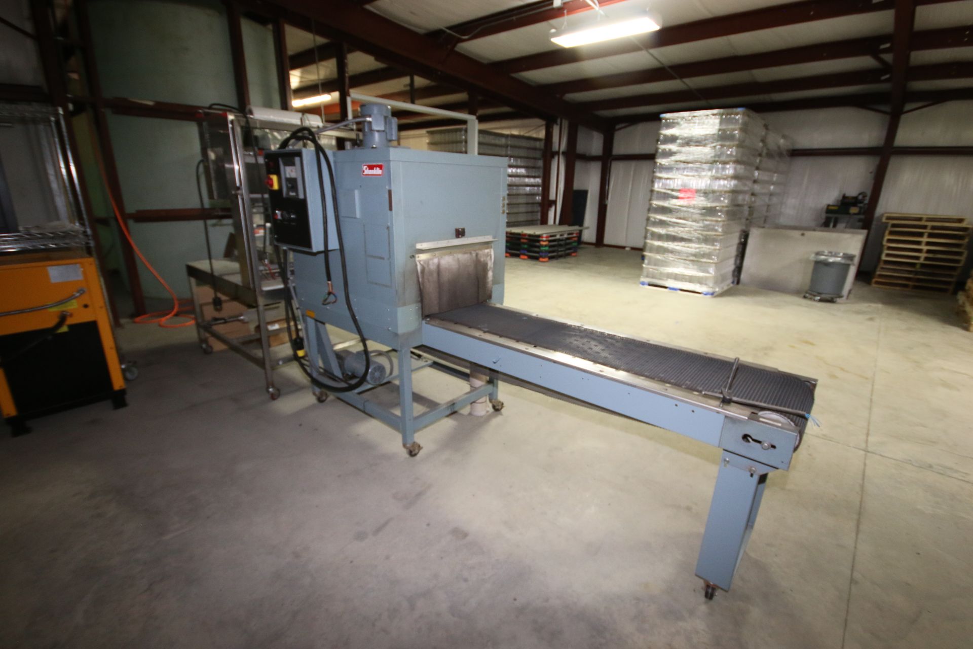 BULK BID: INCLUDES LOTS 51 & 52- Norland Shrink Pak 5000, with Push Arm and Wrap Station, Dims.: A - Image 3 of 4