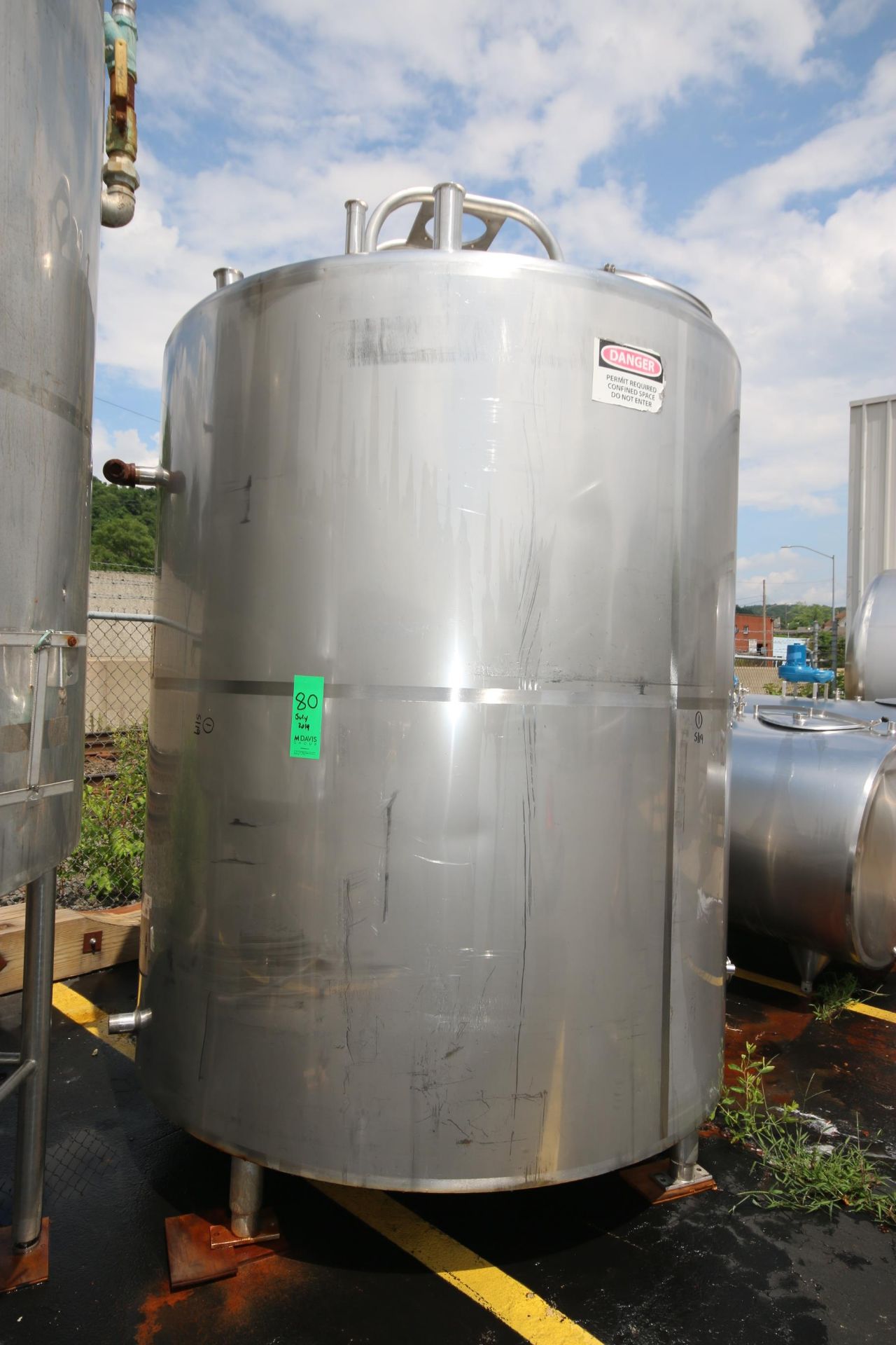 DCI 1,500 Gallon S/S Processor, S/N C99-F-5450, Top-Mount Side and Bottom Sweep Agitation, Side Wall - Image 23 of 33