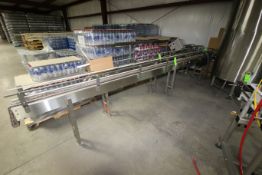 Straight Runs of S/S Conveyor, with Drives, Aprox. 180” L x 3” W Belt & 154” L x 4” W Curve Section