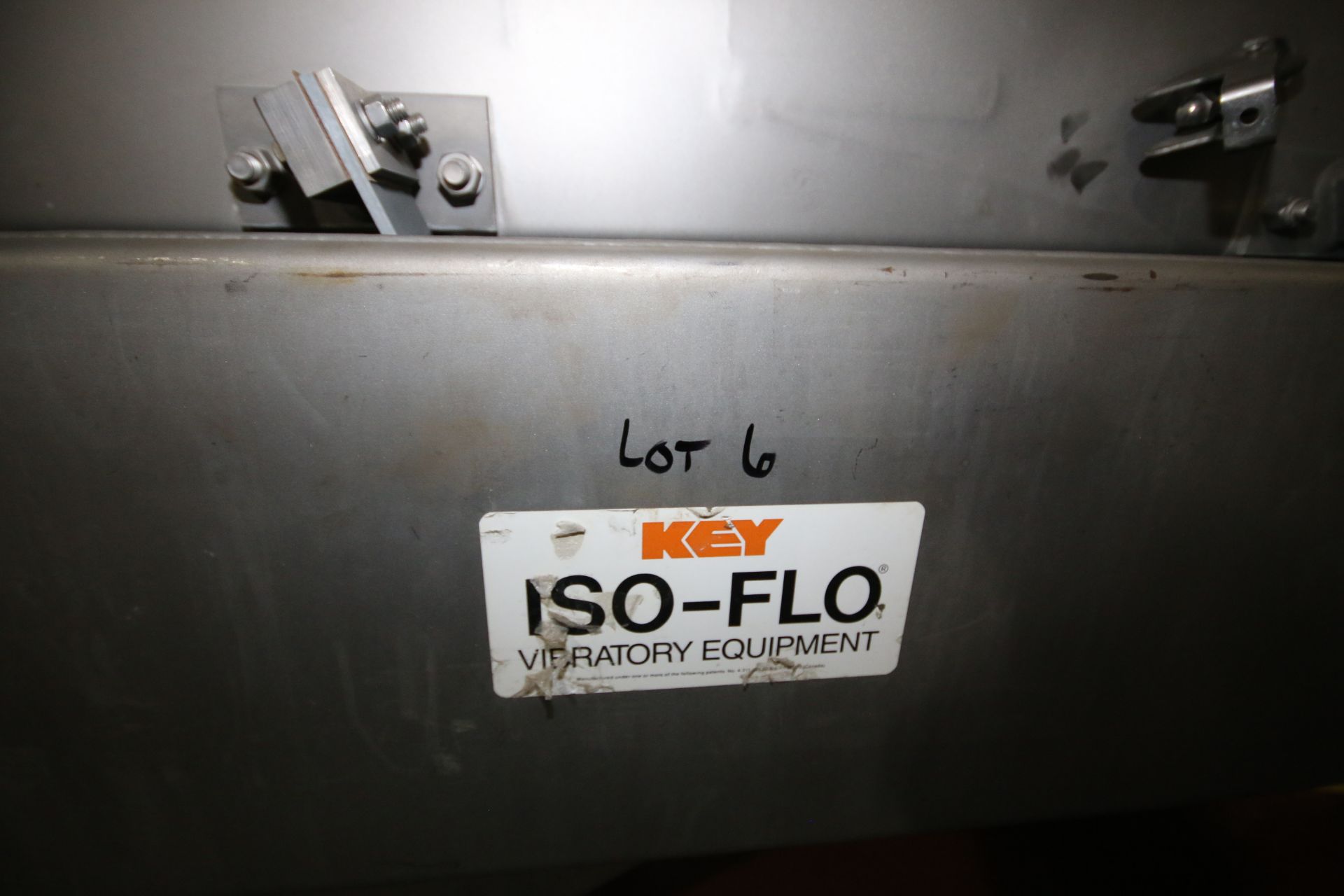 Key ISO - FLO 101" L x 24" W x 12" D - 2 - Level S/S Shaker Deck, with Screens, Mounted on 26" H S/S - Image 5 of 5