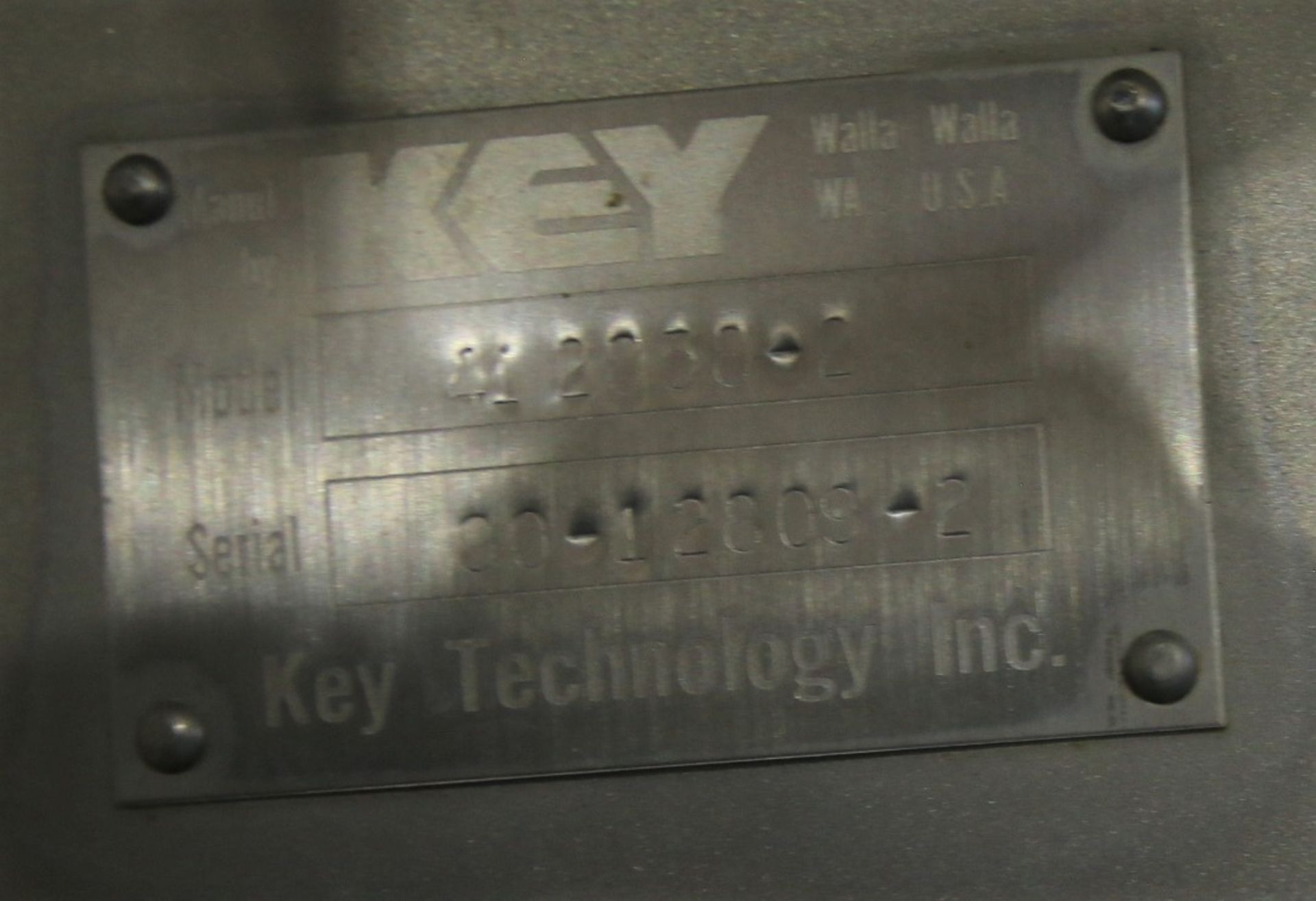 Key ISO - FLO 7 ft L x 30" W x 5" D - 2 - Level S/S Shaker Deck, Model 412858-2, SN 90-12809-2, 4" - Image 5 of 5