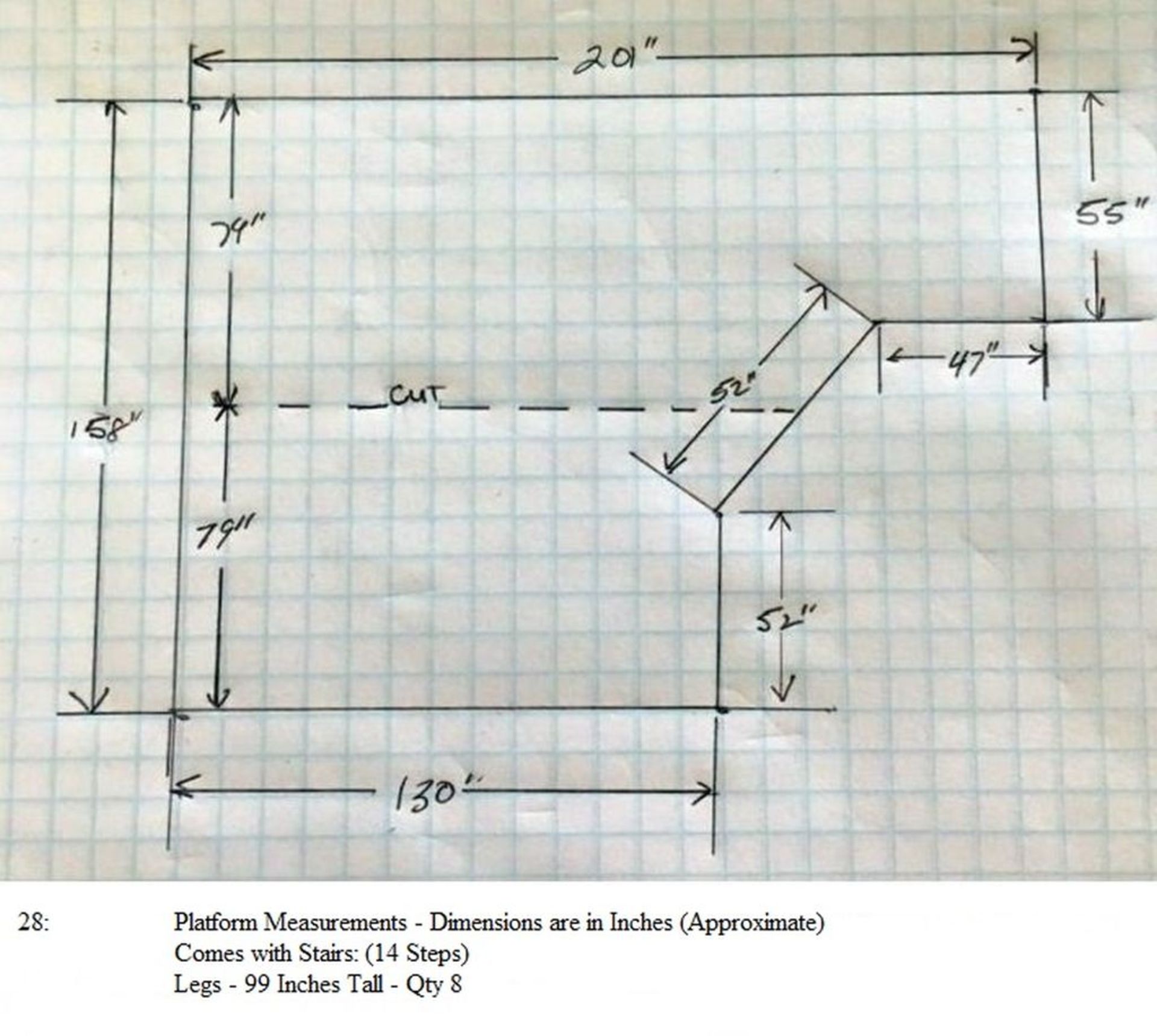 S/S Mezzanine (See Photos for Mezzanine DIMS). (Sold FOB) (Subject to Bulk Bid)***NO RESERVE*** - Image 3 of 3