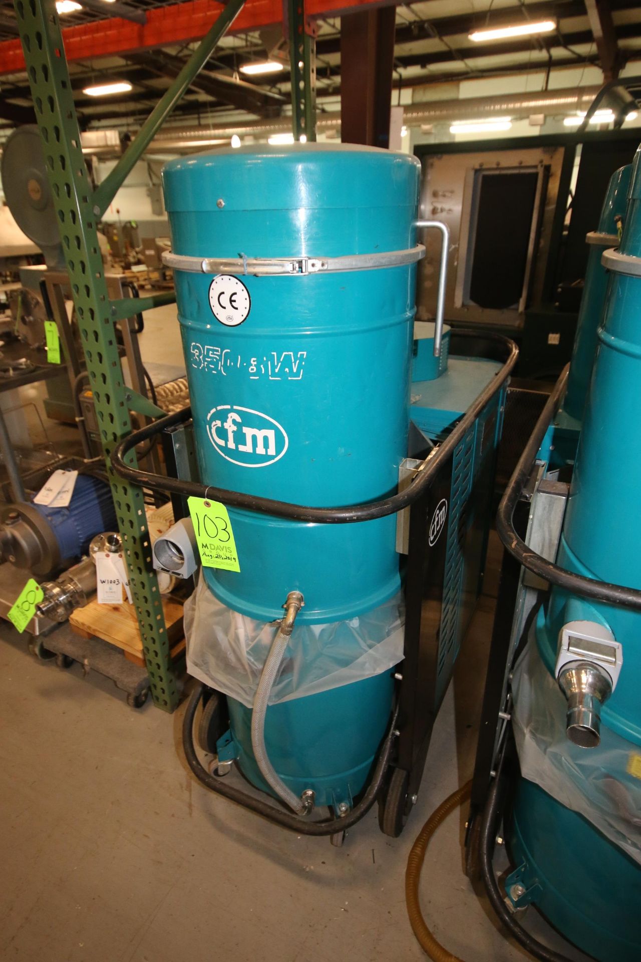 CFM Industrial Vacuum System, Model 3508W, S/N 00AF452, 440V 3 Phase (Rigging & Loading Fee $125.00) - Image 2 of 5