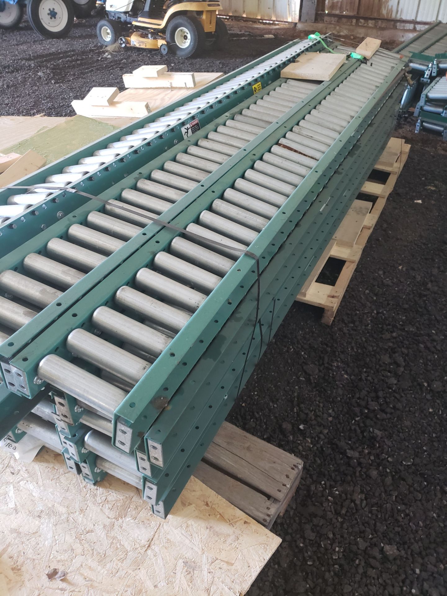 Like NEW Floor Mounted 10 ft. L Roller Conveyor, with 7" W Rollers (***Located in Ft. Worth, TX) - Image 2 of 4