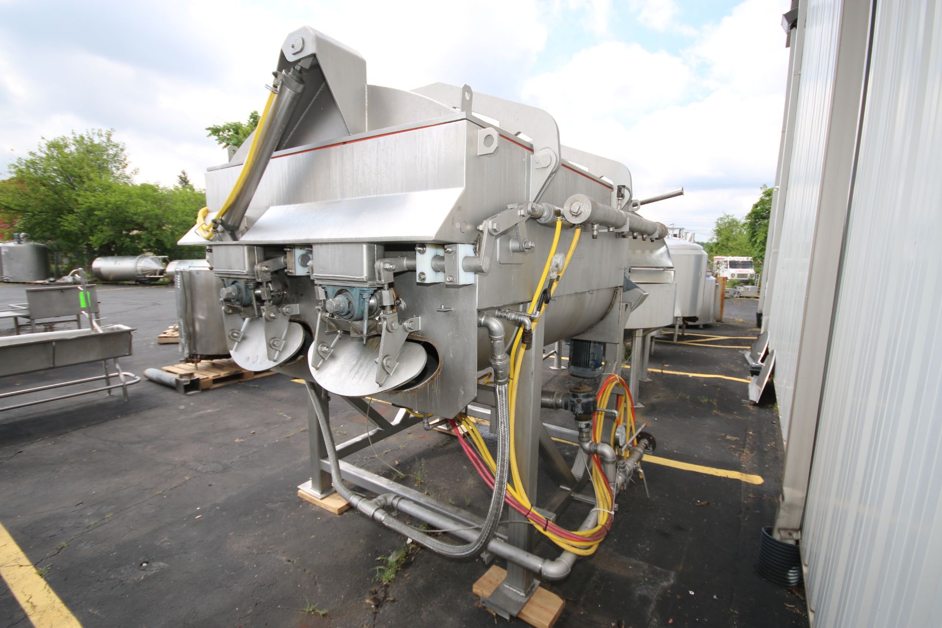 MTC 3,000 lb. S/S Dual Motion Blender, M/N SC-3000, S/N 10187, with (2) Drives, with Hydraulic Lid - Image 3 of 13