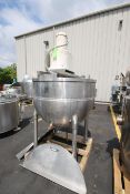 Groen 350 Gallon S/S Kettle, with Top Mounted Agitation, Mounted on S/S Legs, Internal Dims.: Aprox.