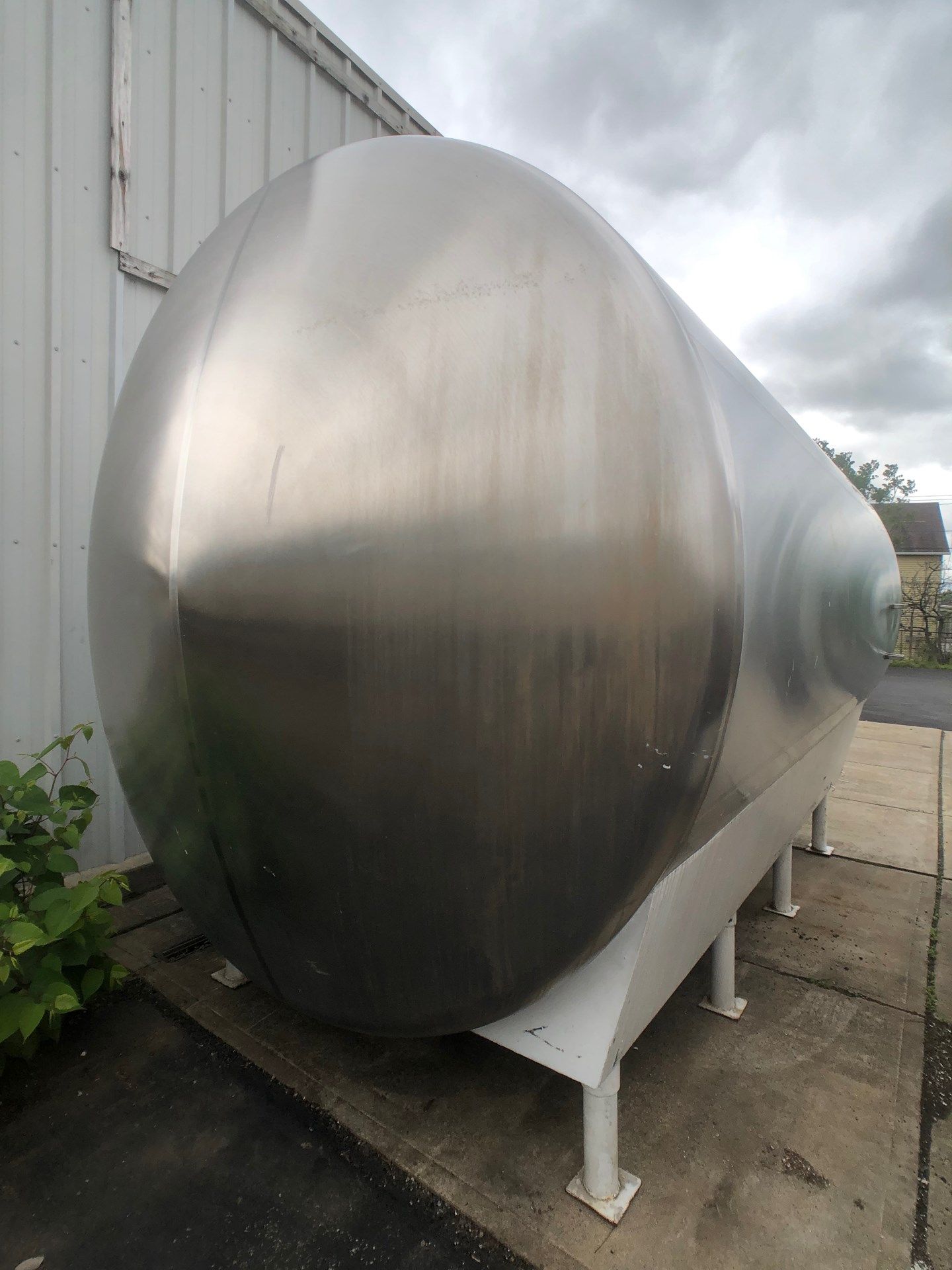 Cherry Burrell 5,000 Gal. S/S Horizontal Single Wall Tank, M/N HC, Equipped with Horizontal - Image 4 of 10