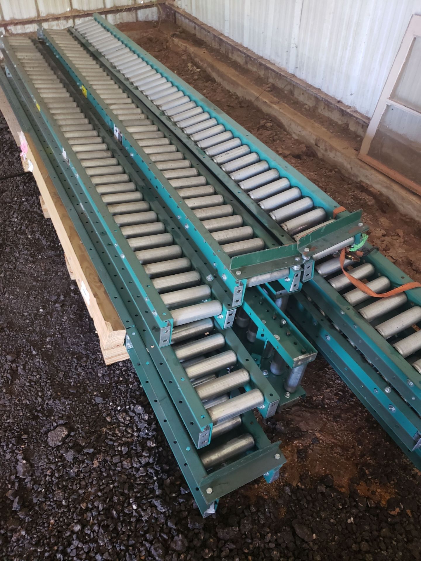Like NEW Floor Mounted 10 ft. L Roller Conveyor, with 7" W Rollers (***Located in Ft. Worth, TX) - Image 3 of 4