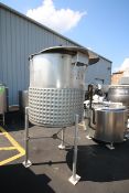 LHE 310 Gal. S/S Jacketed Vertical Tank, M/N 310GAL.CJ, S/N 6564-2, with Bottom Half Dimple