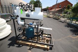 2010 Shell & Tube Skid Heat Exchanger, Model SPC3-PT-CS-HC-1237, with 2010 Spirax Sarco 53" L x