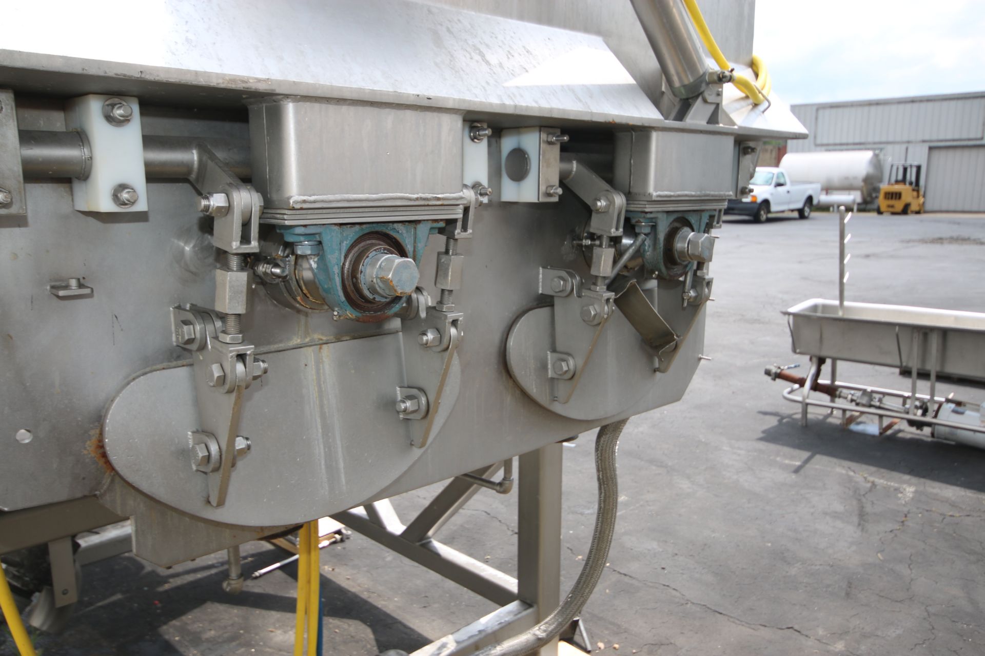 MTC 3,000 lb. S/S Dual Motion Blender, M/N SC-3000, S/N 10188, with (2) Drives, with Hydraulic Lid - Image 6 of 10