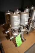 WCB 2" S/S (4)-Air Valve Cluster with S/S Manifold, M/N VALVE 61C 2.0" U T6, Clamp Type Inlet/Outlet