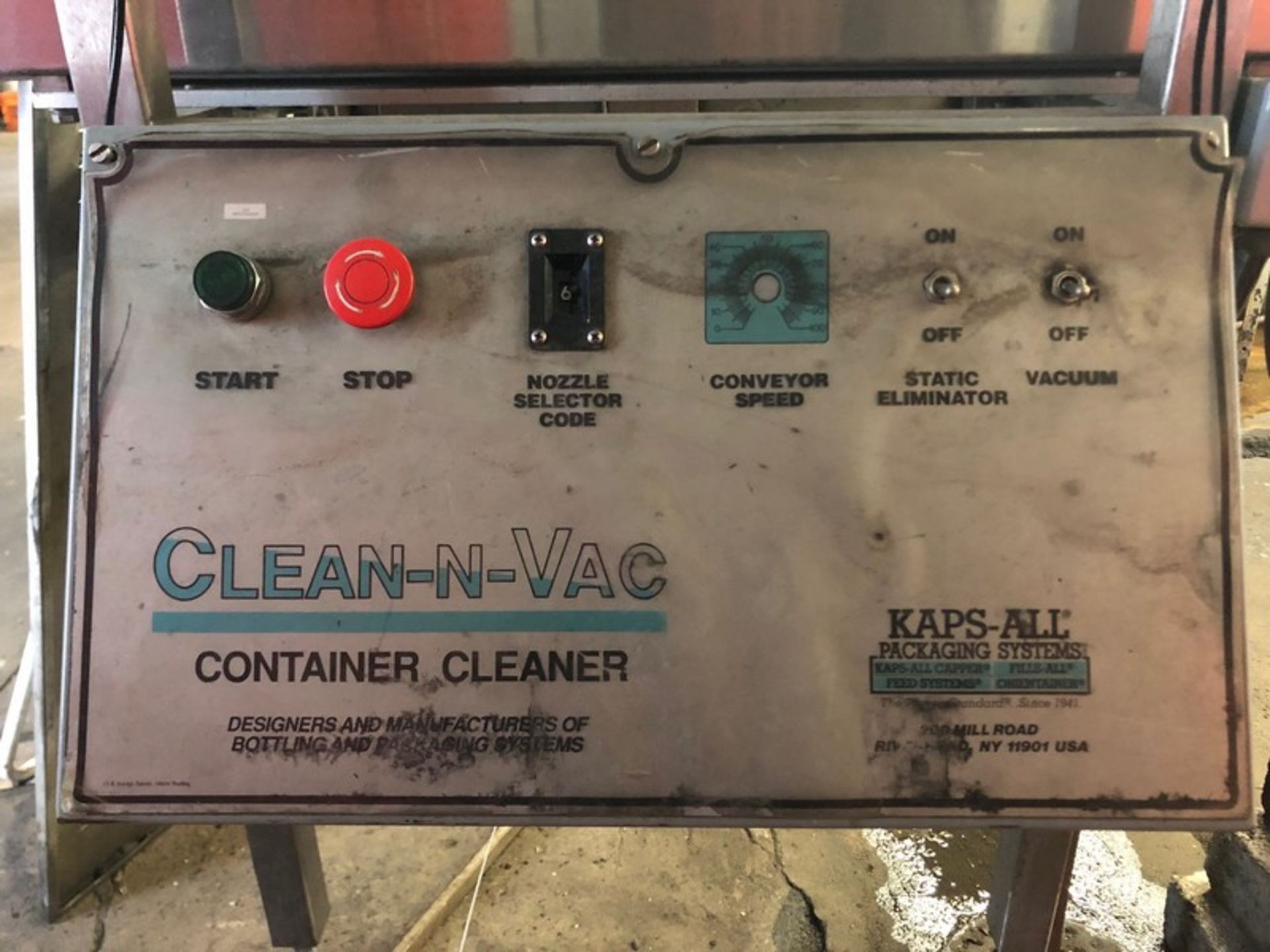 Kaps All Bottle Cleaner, Model AC-12, SN 1628, Single Phase, - Image 5 of 9