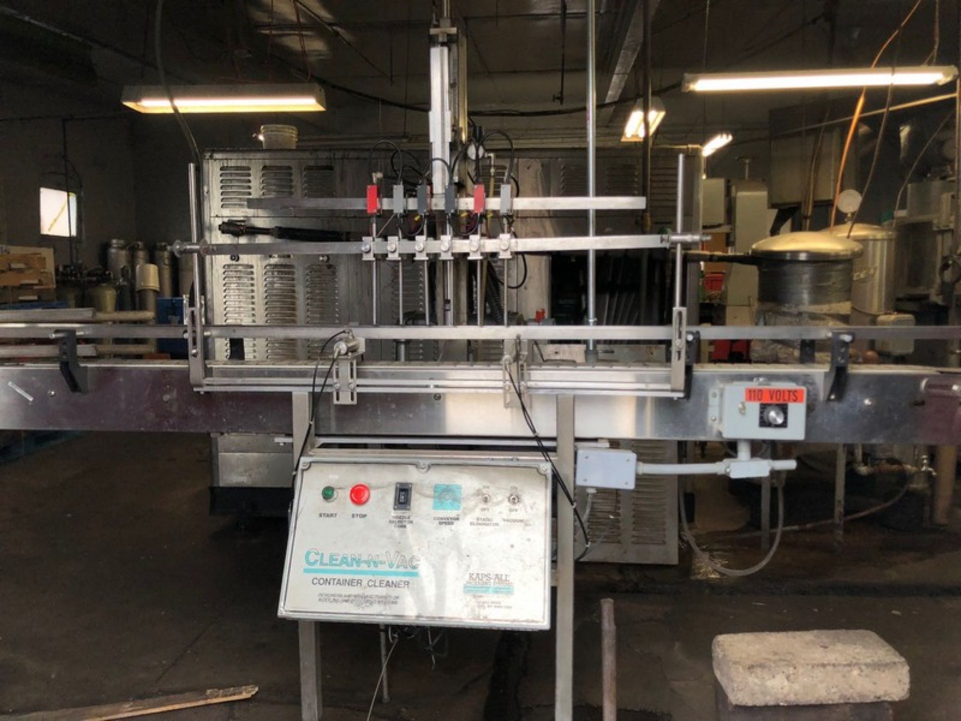 Kaps All Bottle Cleaner, Model AC-12, SN 1628, Single Phase,