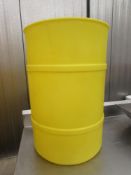 Yellow Straight Sided Drums, 18" dia x 28" deep