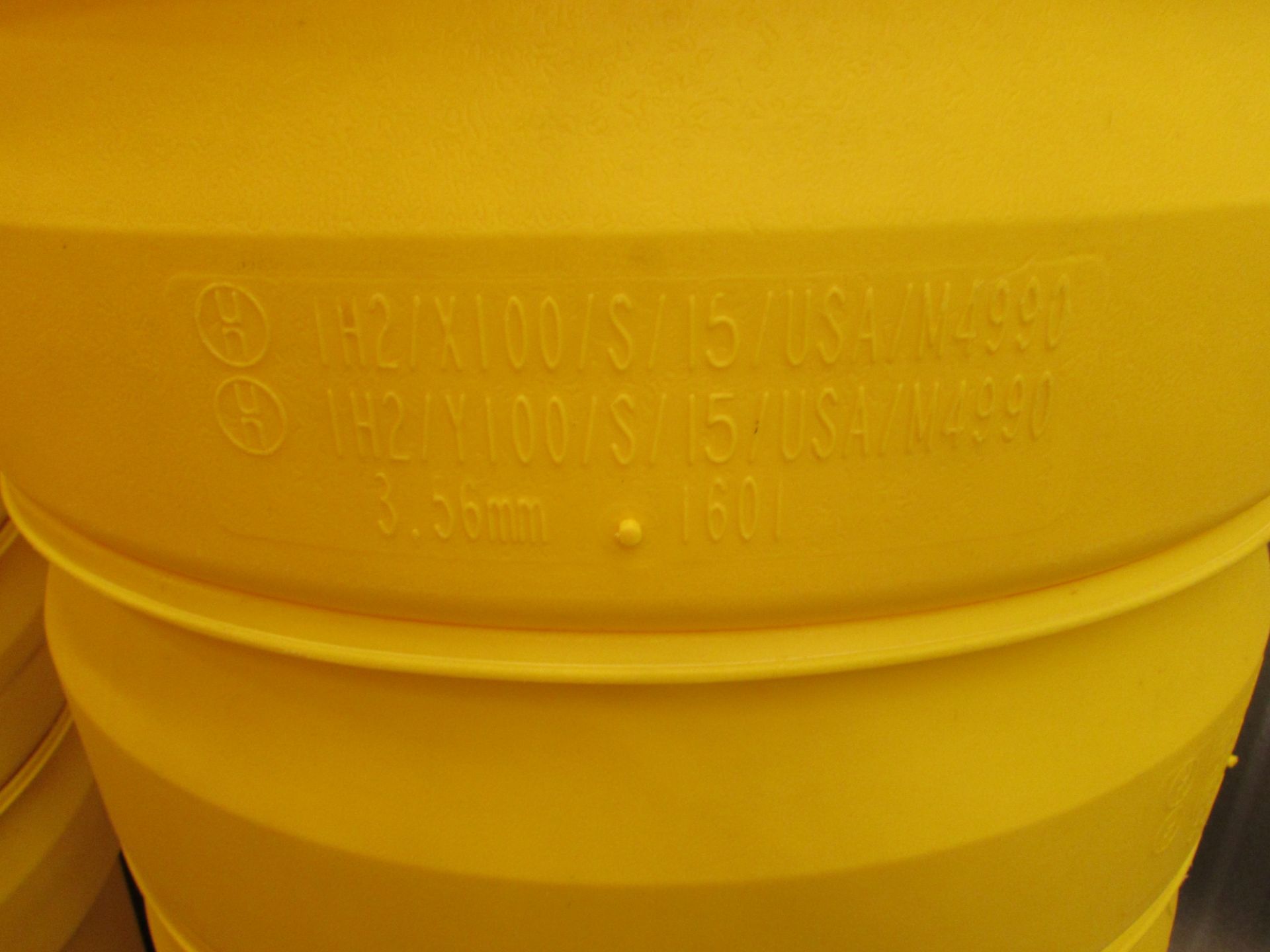 Eagle Manufacturing Yellow Food Handling Containers, Model 1656, 19" dia x 27" deep - Image 2 of 2