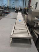 Hytrol Roller Conveyor, 12" wide x 10' Long