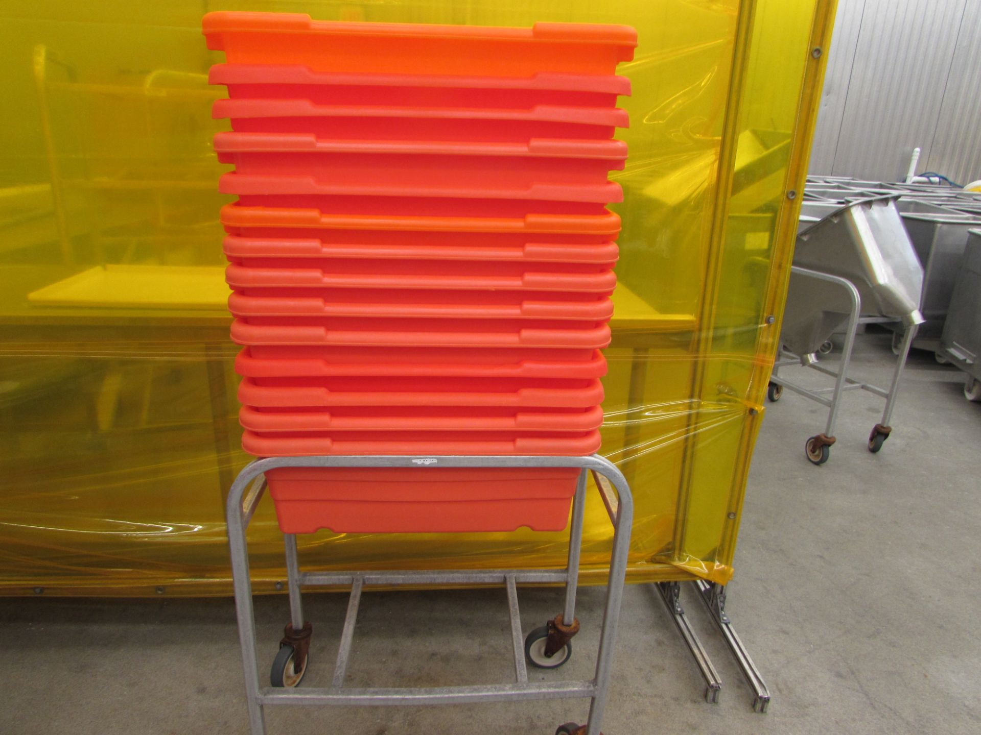 Hantover & Toteall 2000 Stack & Nest Poly Meat Lug Totes, - Image 3 of 4