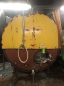 Approx. 5,000 Gallon Horizontal Jacketed Tank, Approx. Dims: 102” W x 137