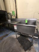 2-Bowl S/S Sink, Overall Dims: 78” L x 32” W, Sink Bowl Dims: 18” L x 26”