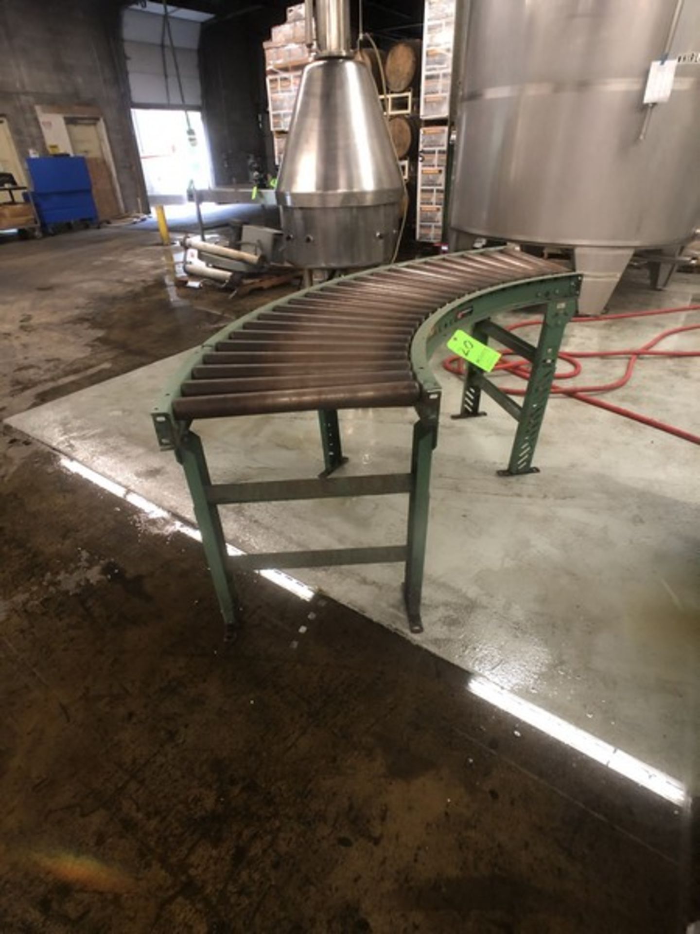 Lot of Assorted Roller Conveyor Including: Roach Roller Conveyor, 70”, 90