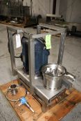 Tri-Blender Mounted on S/S Frame with Leeson 25 HP, 3350 RPM Motor, 2-1/2" Inlet x 3" Outlet, GEA 4"